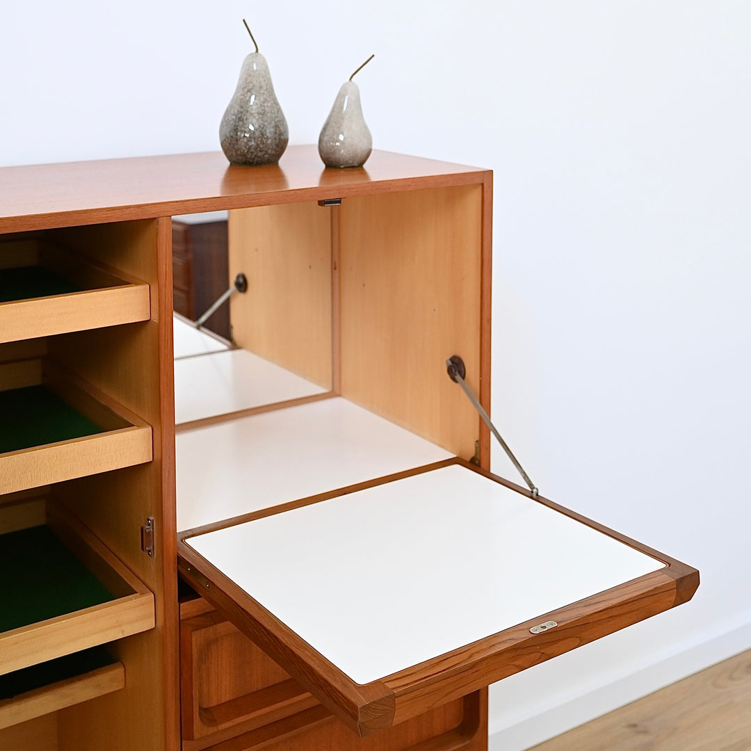 Mid Century Teak 'Koben' Sideboard Bar Cabinet Credenza by Chiswell