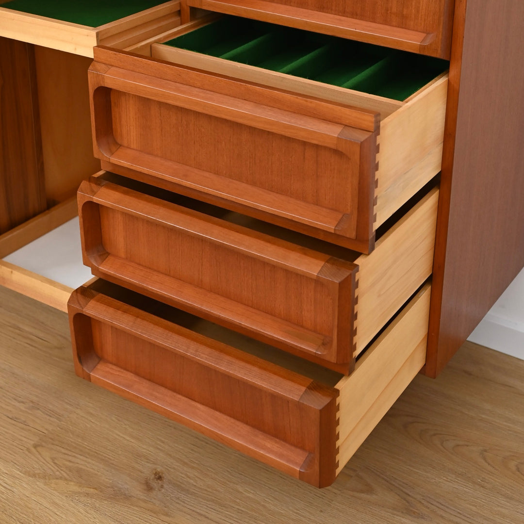 Mid Century Teak 'Koben' Sideboard Bar Cabinet Credenza by Chiswell