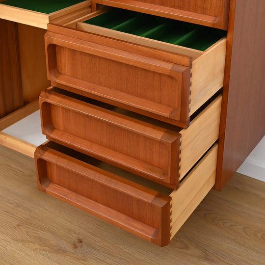 Mid Century Teak 'Koben' Sideboard Bar Cabinet Credenza by Chiswell