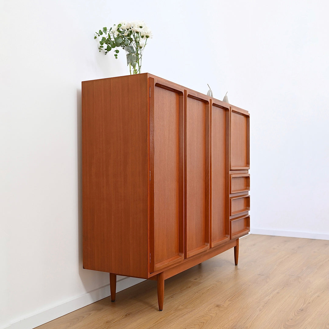 Mid Century Teak 'Koben' Sideboard Bar Cabinet Credenza by Chiswell