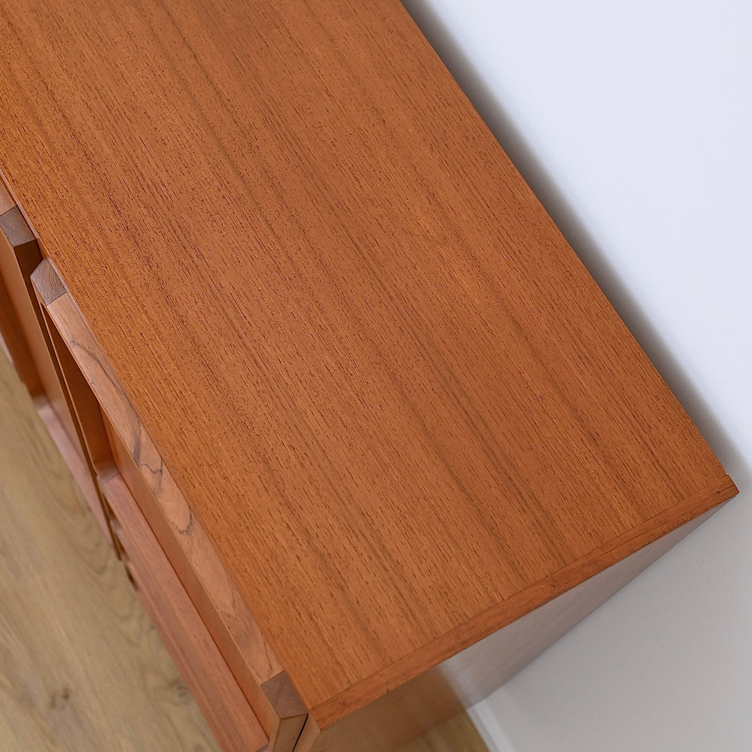 Mid Century Teak 'Koben' Sideboard Bar Cabinet Credenza by Chiswell