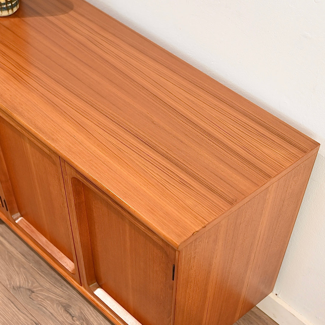 Mid Century Teak Sideboard LP Record Cabinet by Chiswell