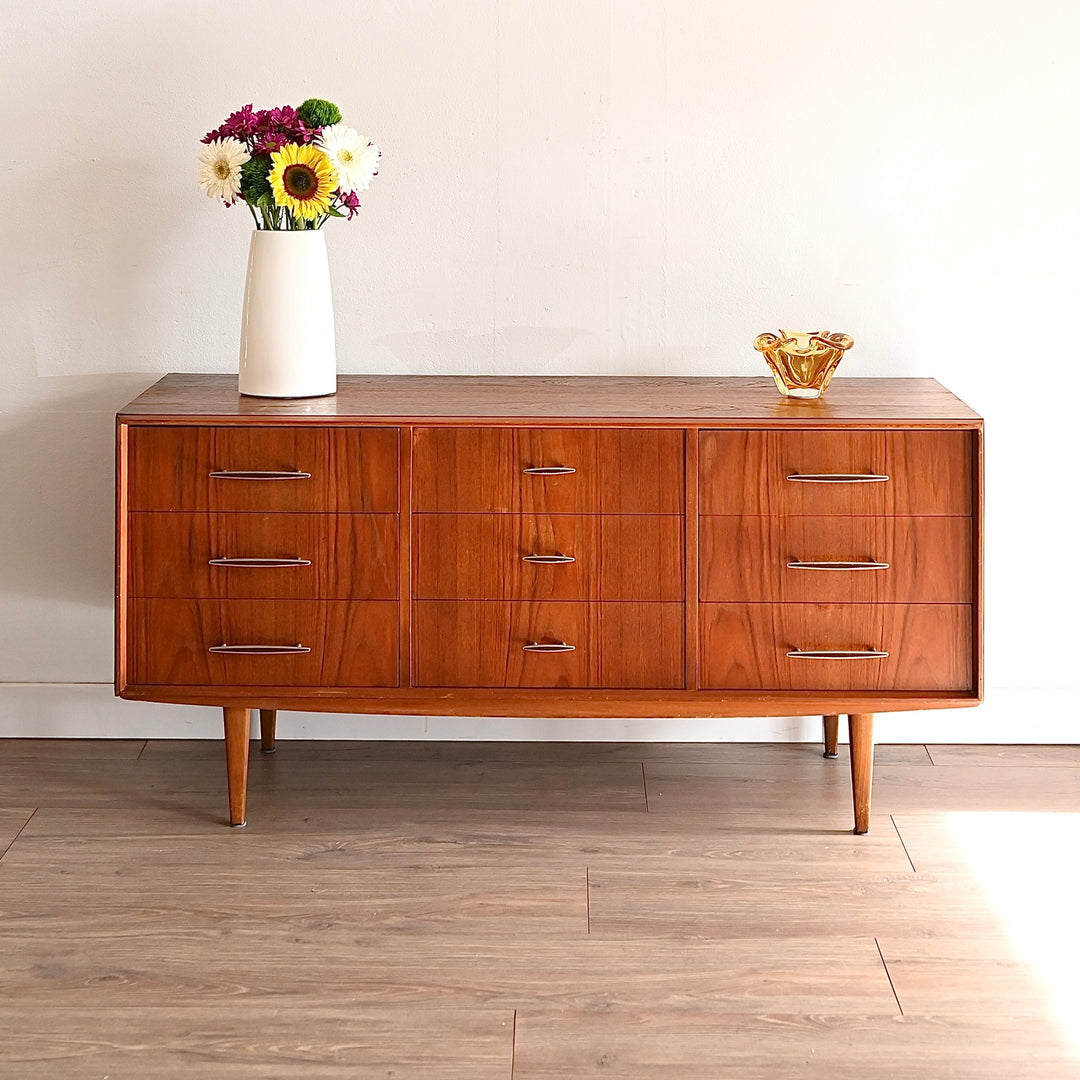Mid Century Teak Sideboard Dresser Low Boy