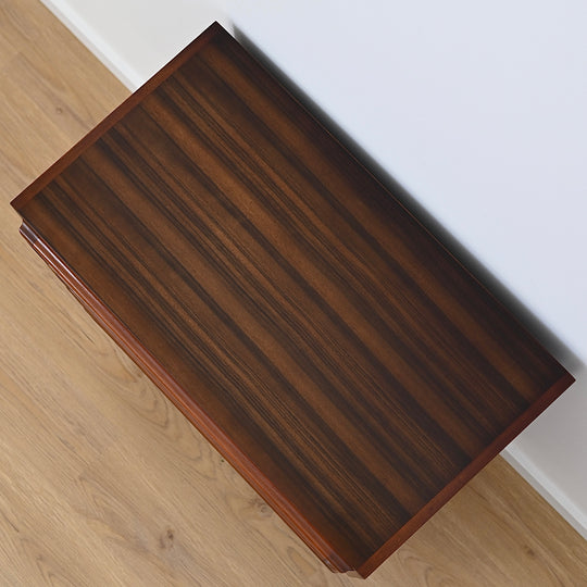 Mid Century Walnut Sideboard Drawers Low Boy Cabinet by Chiswell