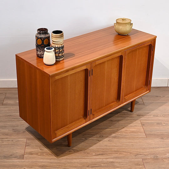 Mid Century Teak Sideboard LP Record Cabinet by Chiswell