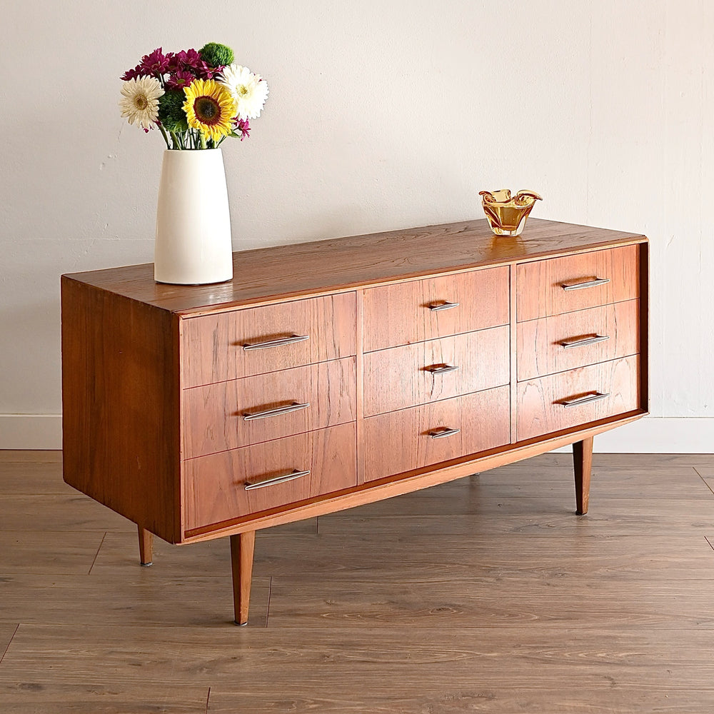 Mid Century Teak Sideboard Dresser Low Boy
