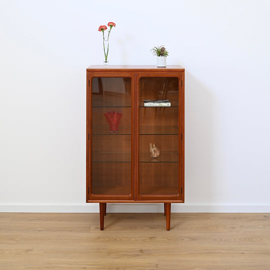 Mid Century Teak Sideboard Glass Display Cabinet by Chiswell