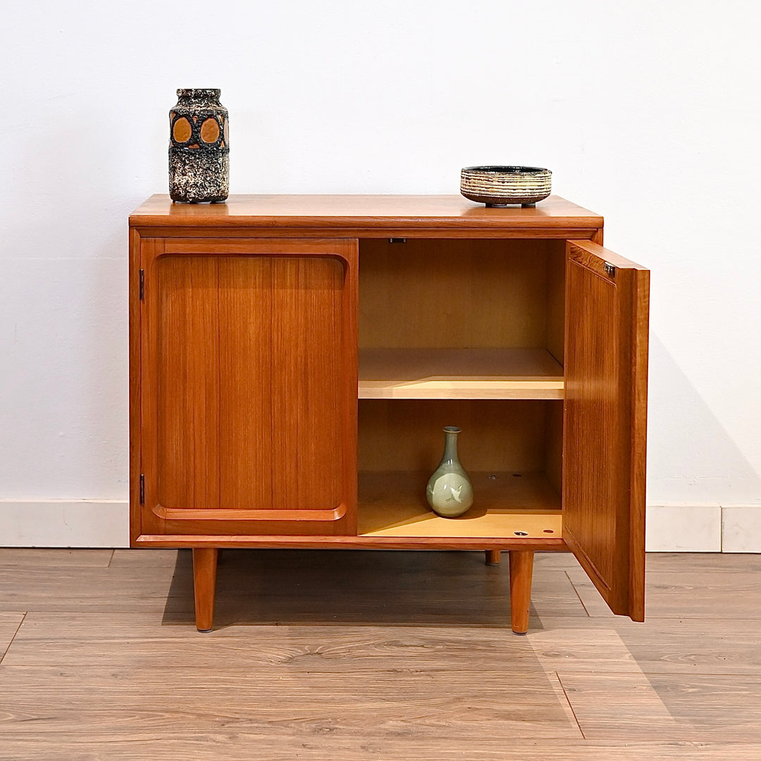 Mid Century Teak Sideboard LP Record Cabinet by Chiswell