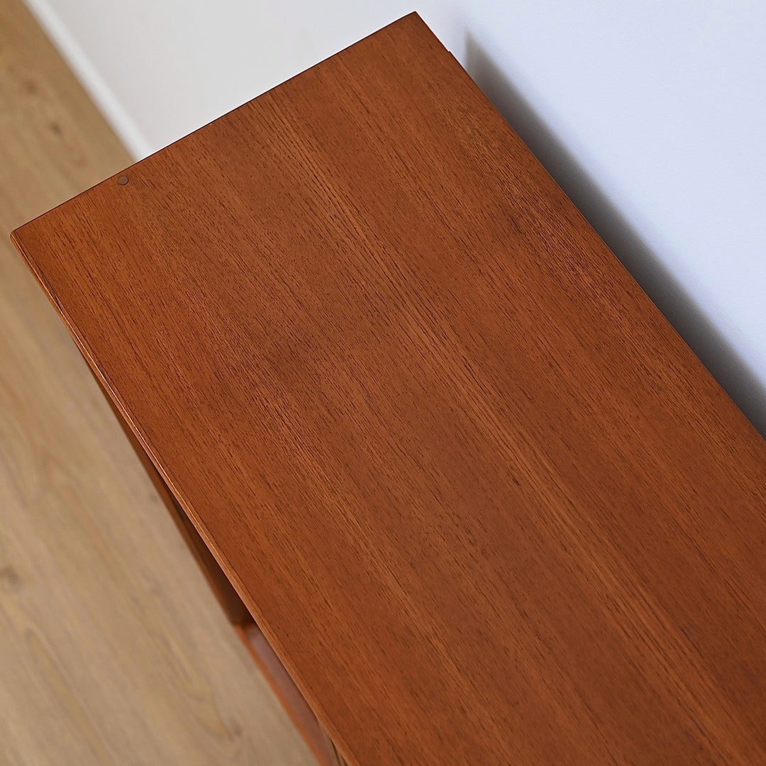 Mid Century Teak Sideboard Glass Display Cabinet by Chiswell