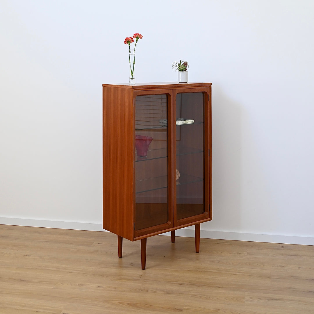 Mid Century Teak Sideboard Glass Display Cabinet by Chiswell