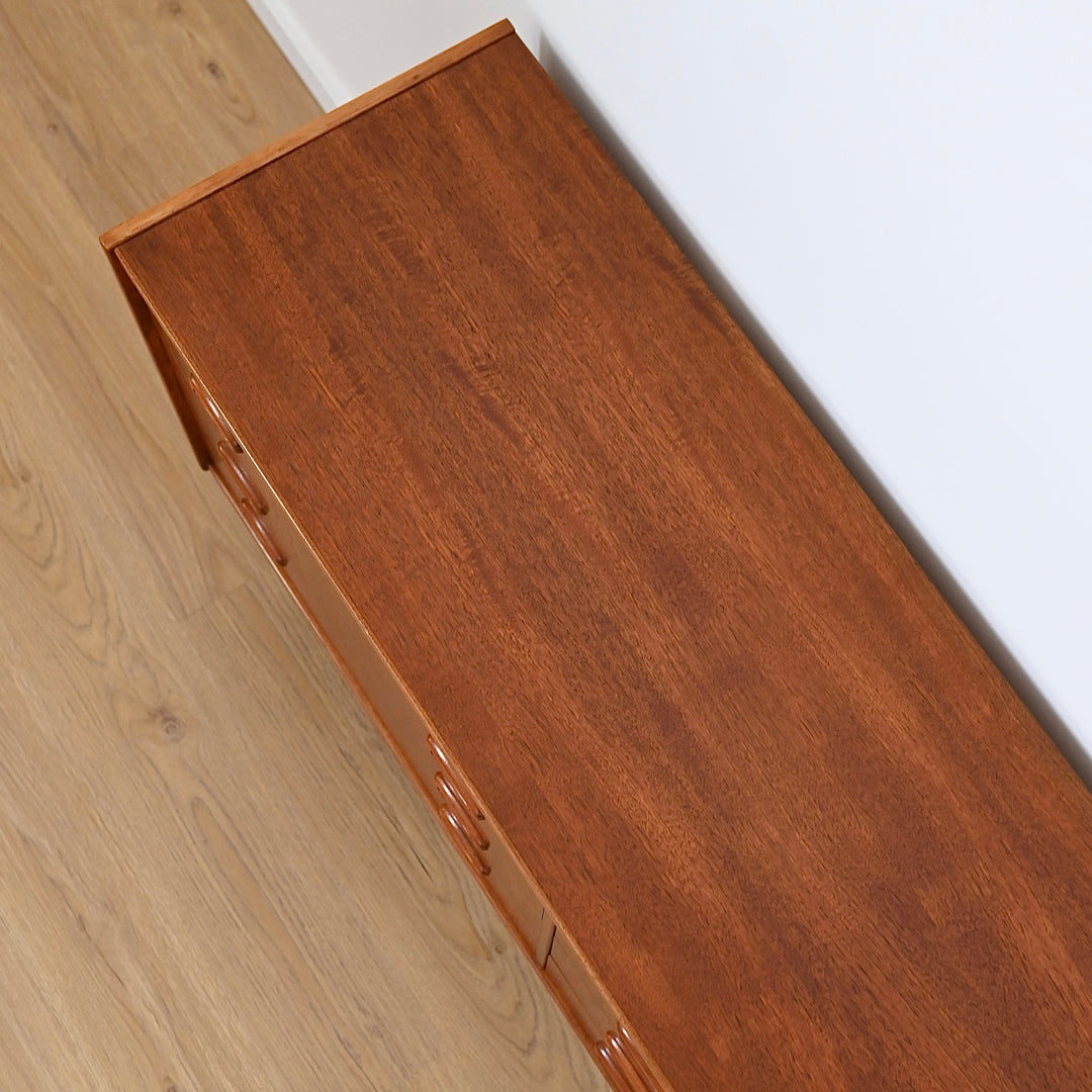 Parker Nordic Teak Dresser Drawers Low Boy