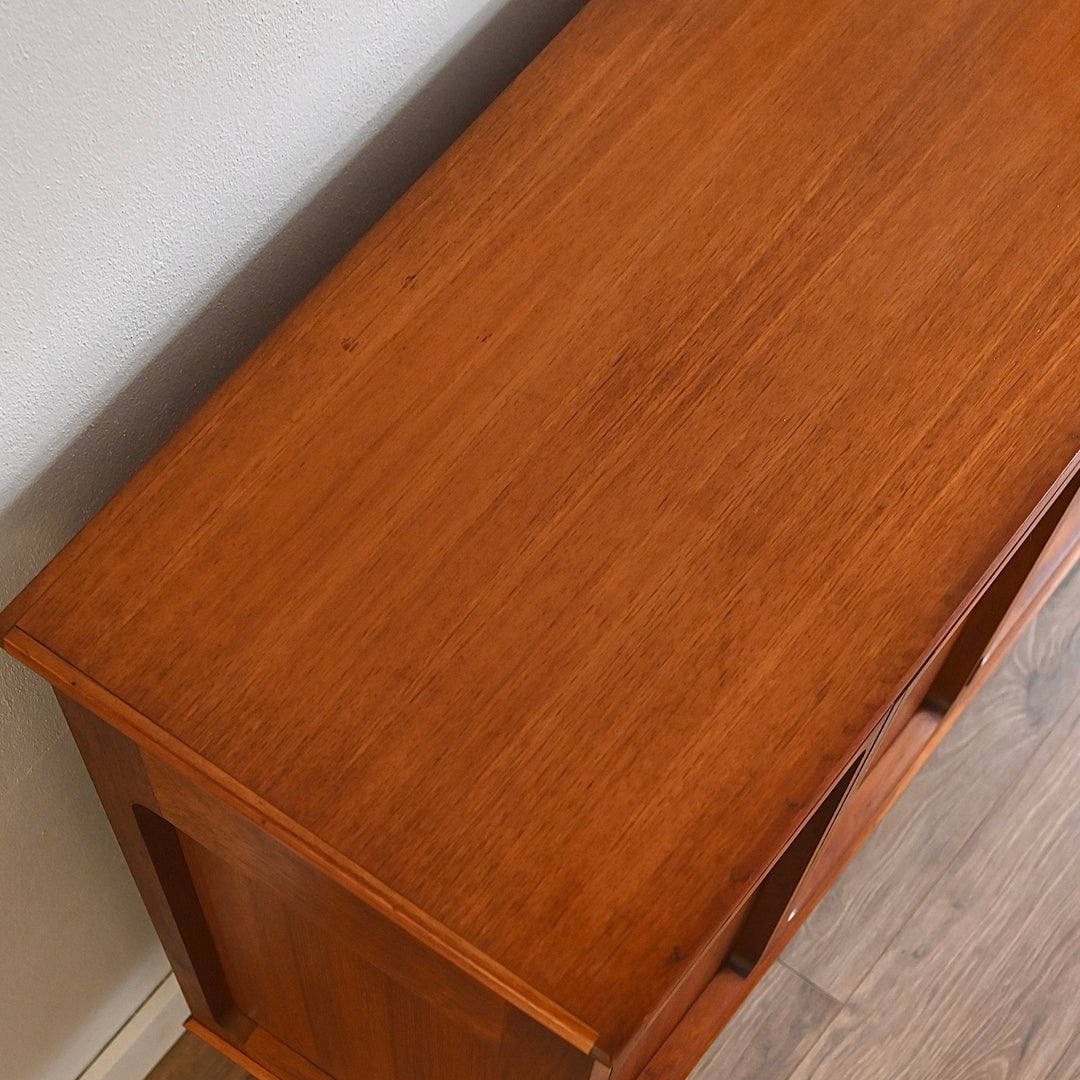 Mid Century Teak Sideboard Buffet Credenza by Chiswell