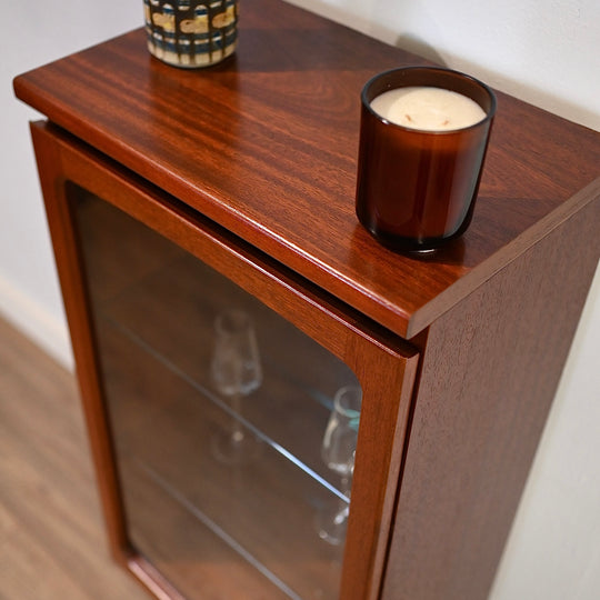 Mid Century Display Cabinet Credenza by Noblett