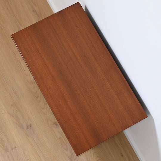 Mid Century Walnut Sideboard LP Record Cabinet with Drawers by Chiswell