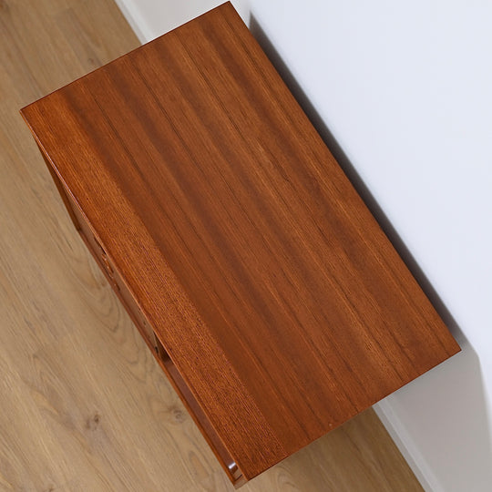 Mid Century Teak Sideboard LP Record Cabinet with Drawers by Chiswell