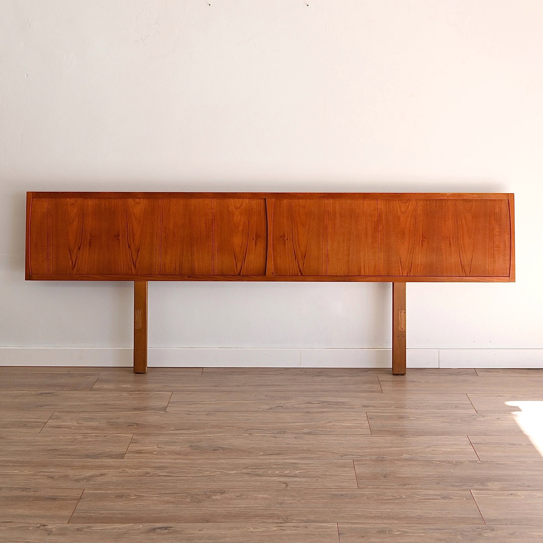 Mid Century Teak King or Queen Headboard