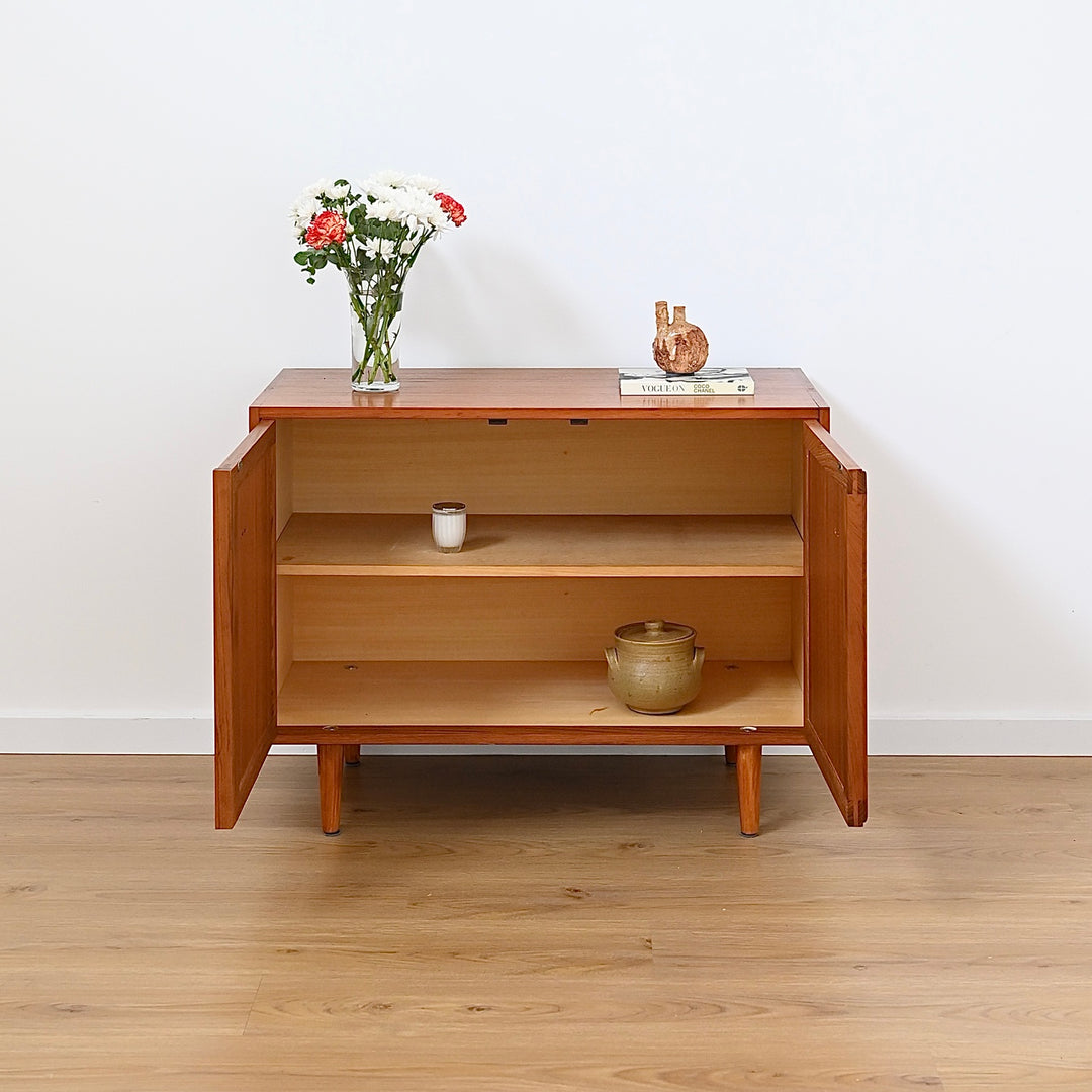 Parker Teak Mid Century Sideboard Record LP Cabinet