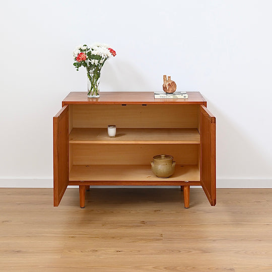 Parker Teak Mid Century Sideboard Record LP Cabinet