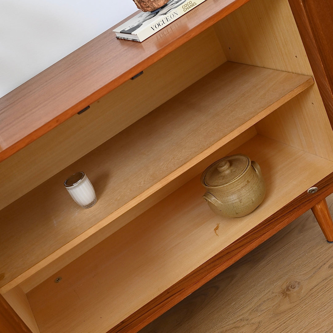 Parker Teak Mid Century Sideboard Record LP Cabinet