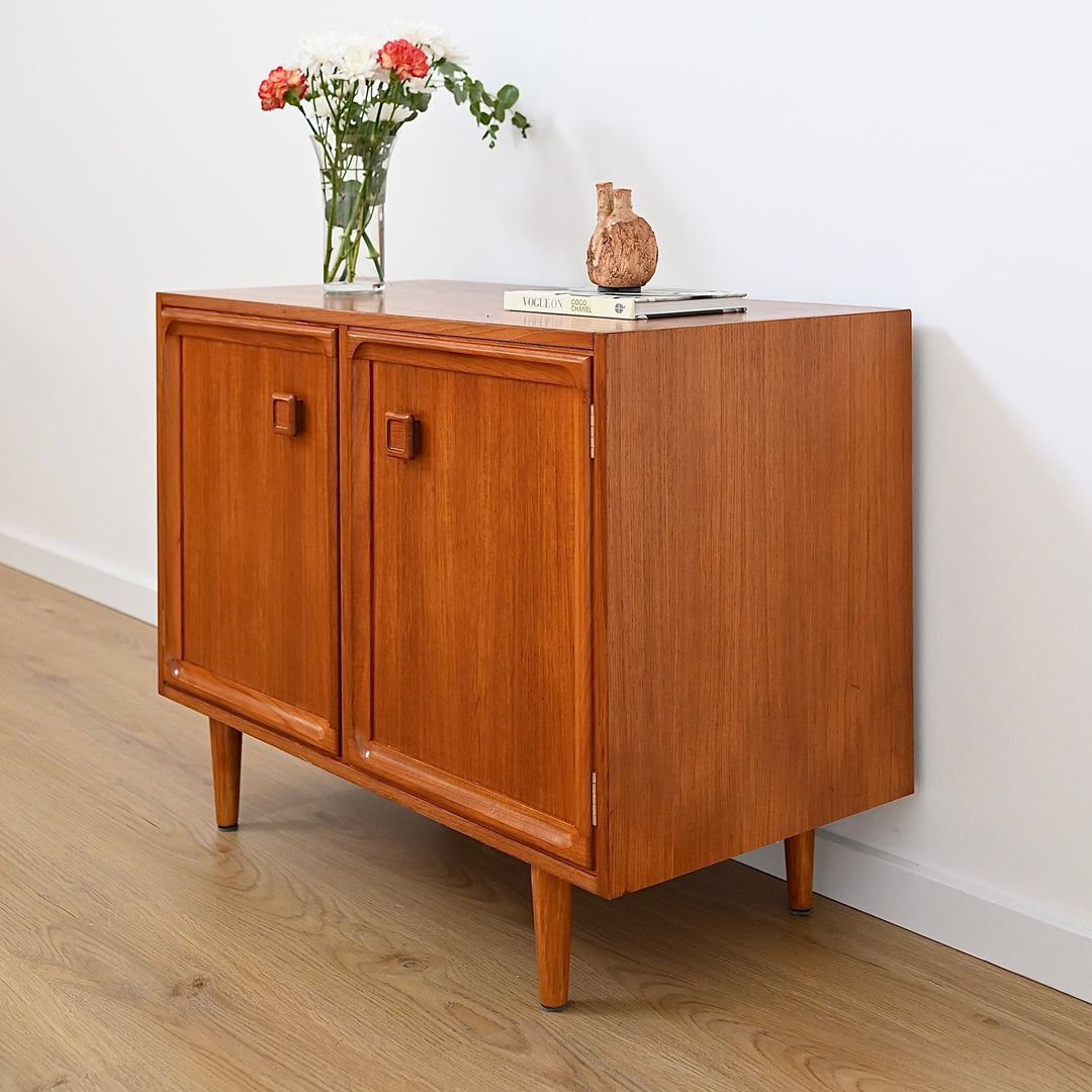 Parker Teak Mid Century Sideboard Record LP Cabinet