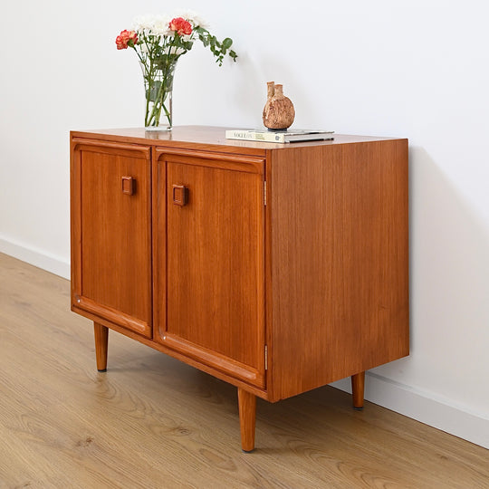 Parker Teak Mid Century Sideboard Record LP Cabinet