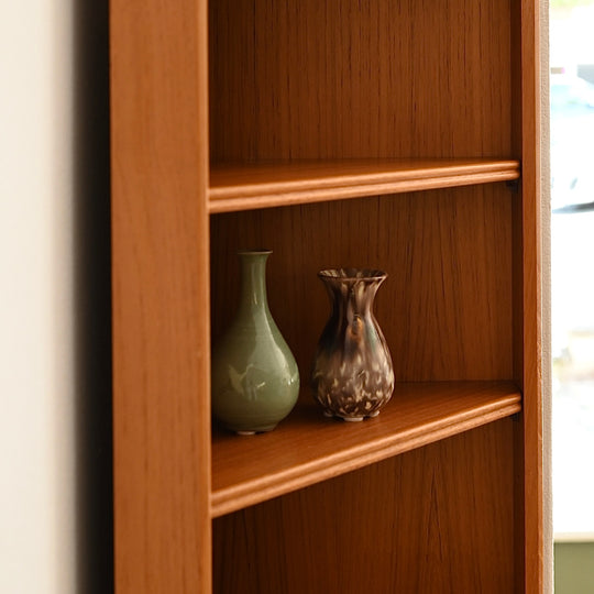 Mid Century Teak Sideboard Corner Cabinet Bookshelf by Chiswell