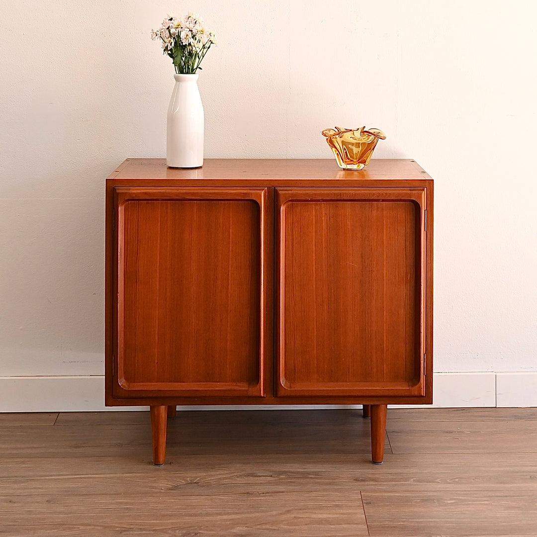 Mid Century Teak Sideboard LP Record Cabinet by Chiswell