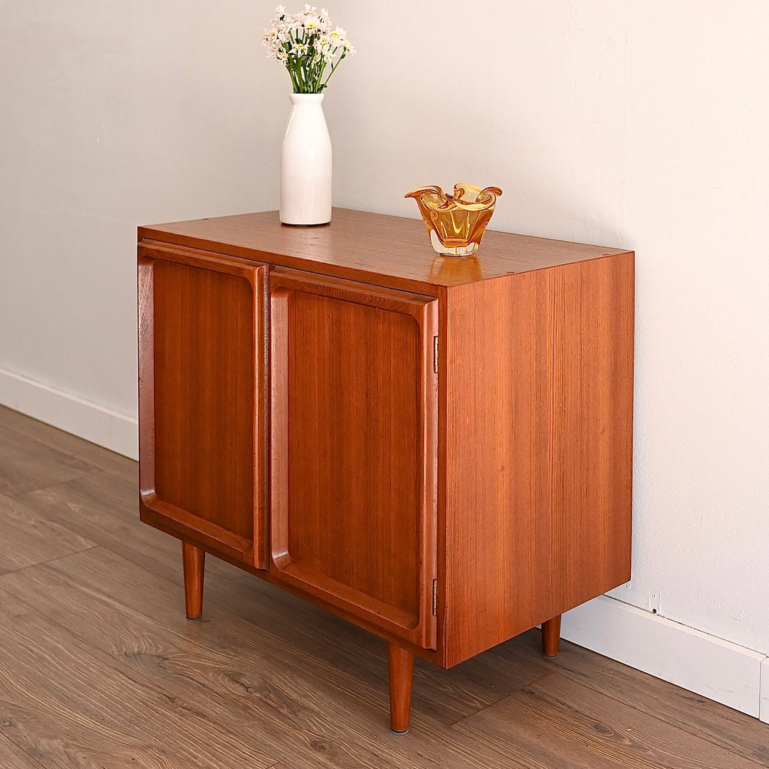 Mid Century Teak Sideboard LP Record Cabinet by Chiswell