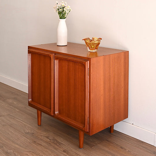 Mid Century Teak Sideboard LP Record Cabinet by Chiswell
