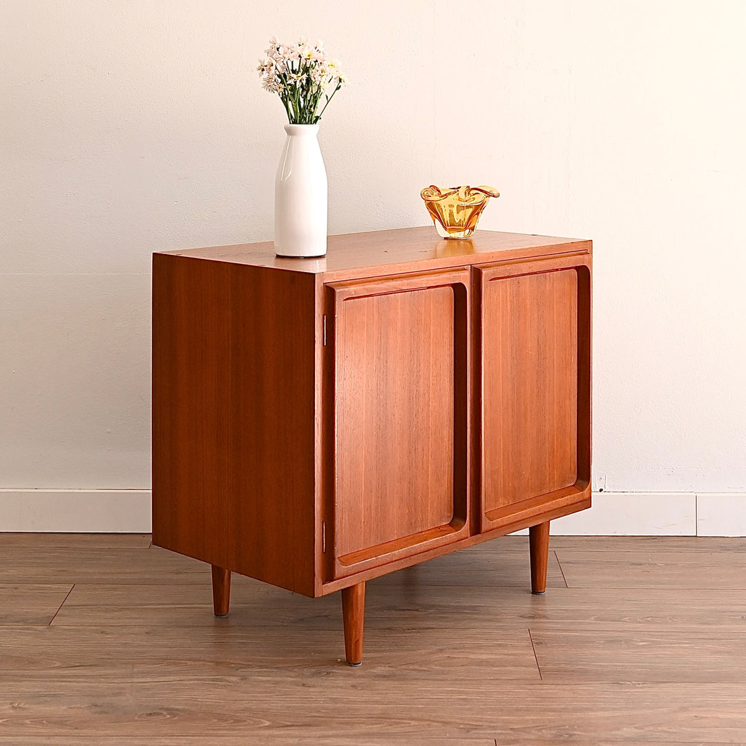 Mid Century Teak Sideboard LP Record Cabinet by Chiswell