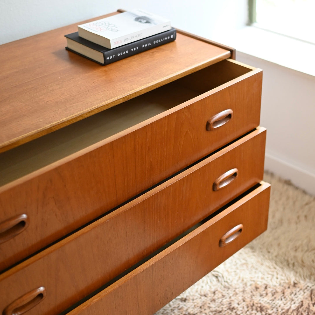 Parker Nordic Teak Mid Century Dresser Drawers