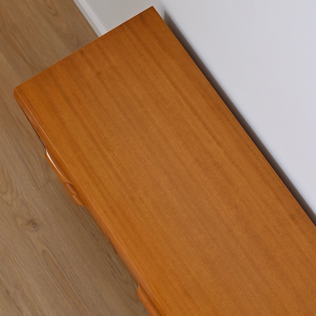 Mid Century Teak Dresser Drawers Low Boy Sideboard by Paul Mason