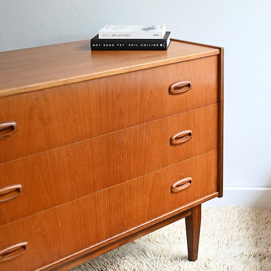 Parker Nordic Teak Mid Century Dresser Drawers