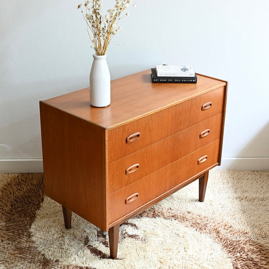 Parker Nordic Teak Mid Century Dresser Drawers