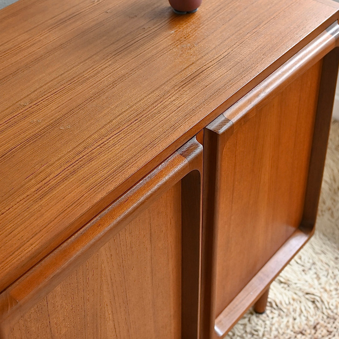 Mid Century Teak Sideboard LP Record Cabinet by Chiswell