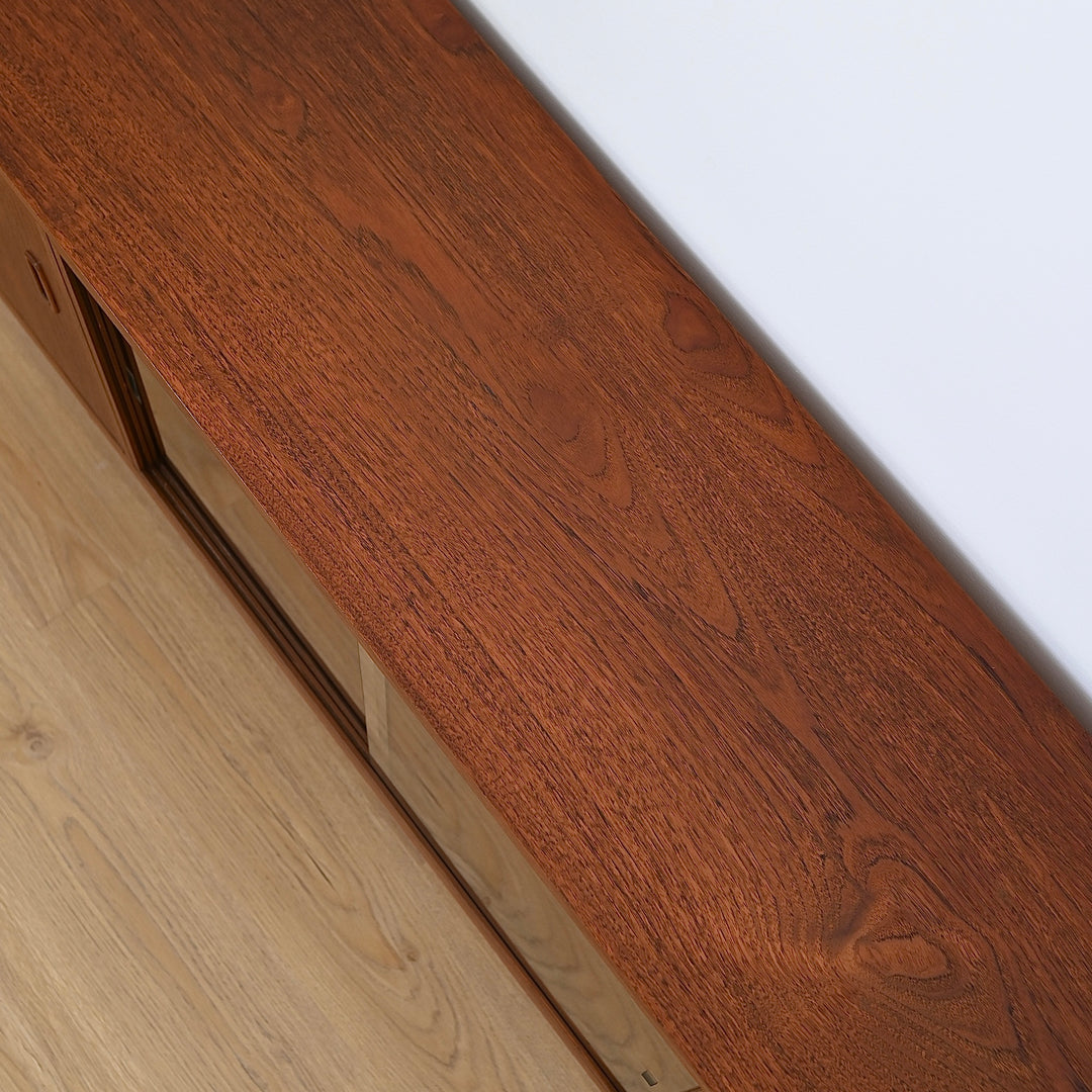 Mid Century Teak Sideboard Buffet by J. McCain Furniture