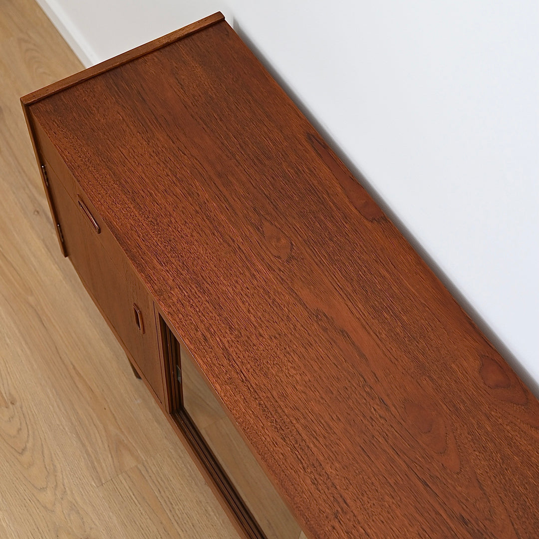 Mid Century Teak Sideboard Buffet by J. McCain Furniture