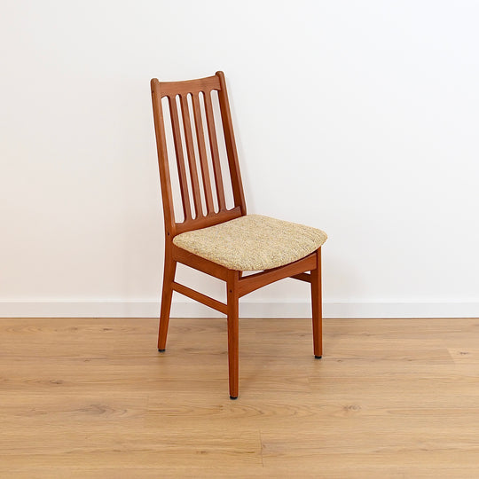6x Mid Century Teak Dining Chairs