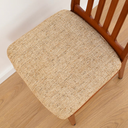 6x Mid Century Teak Dining Chairs