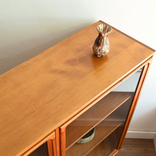 Mid Century Teak Sideboard Display Cabinet by Parker