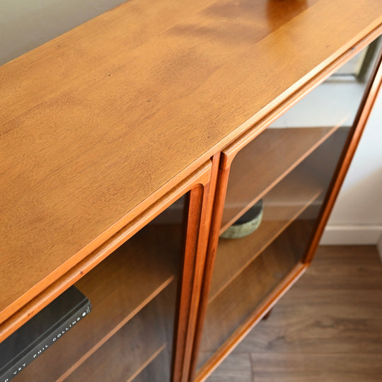 Mid Century Teak Sideboard Display Cabinet by Parker