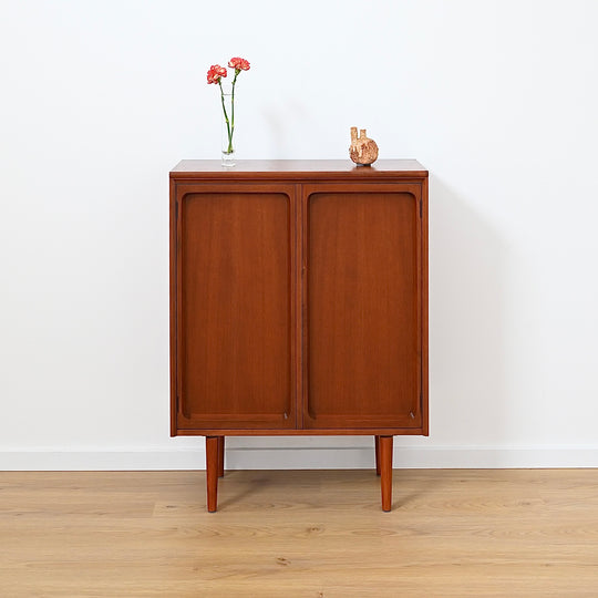 Mid Century Teak Sideboard Bar Cabinet by Chiswell