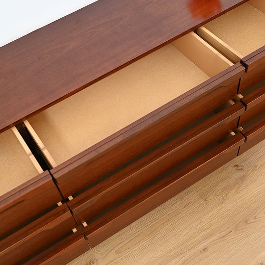 Mid Century Retro Walnut Dresser Sideboard by Macrob