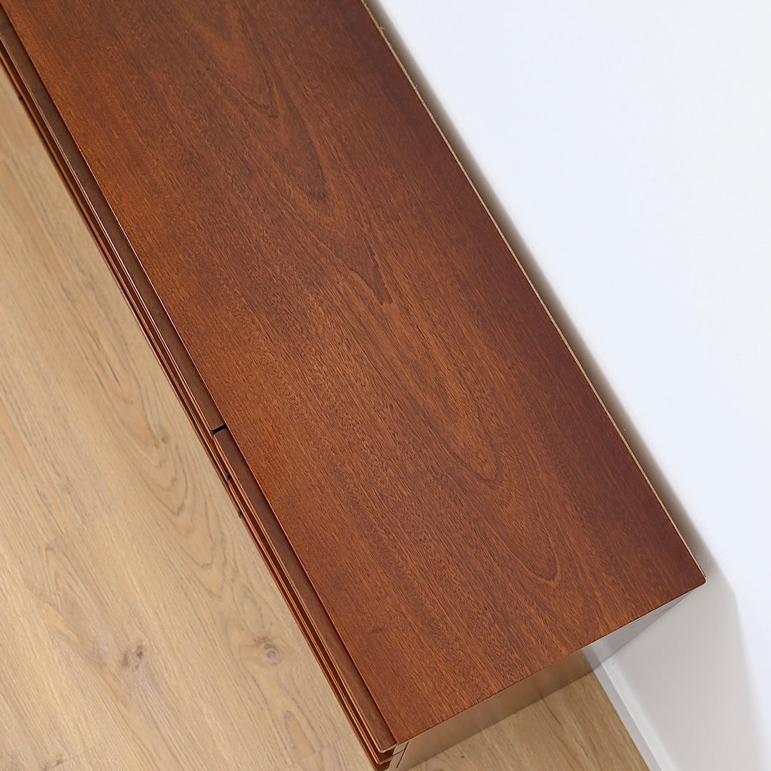 Mid Century Retro Walnut Dresser Sideboard by Macrob