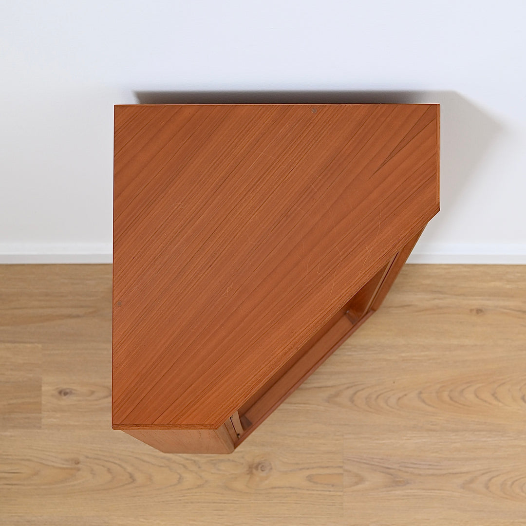 Mid Century Teak Sideboard Corner Cabinet by Chiswell