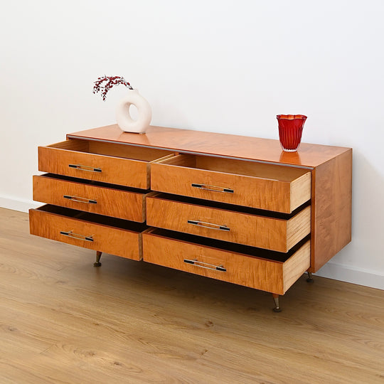 Mid Century Vintage 1960’s Teak Sideboard Dresser Drawers