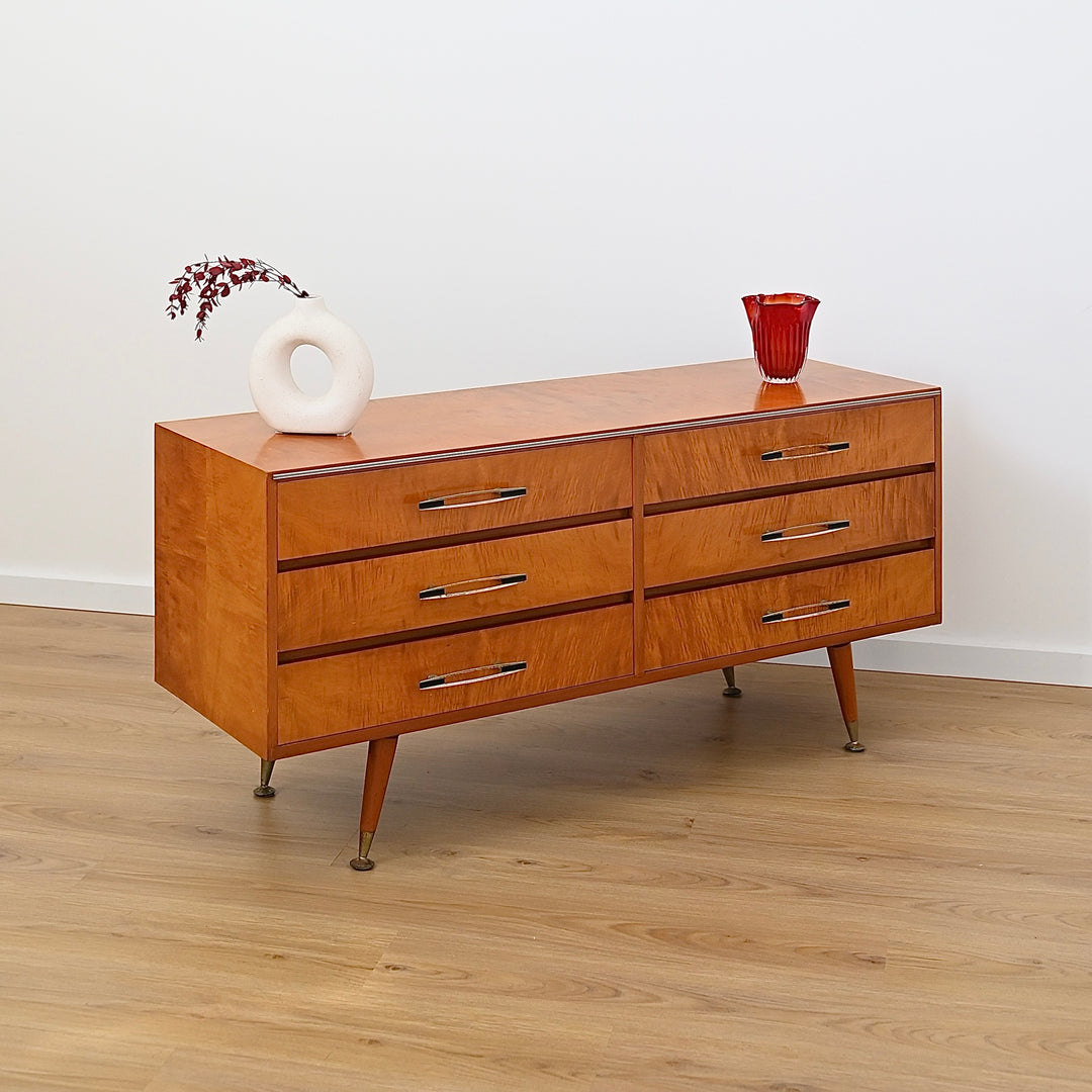 Mid Century Vintage 1960’s Teak Sideboard Dresser Drawers