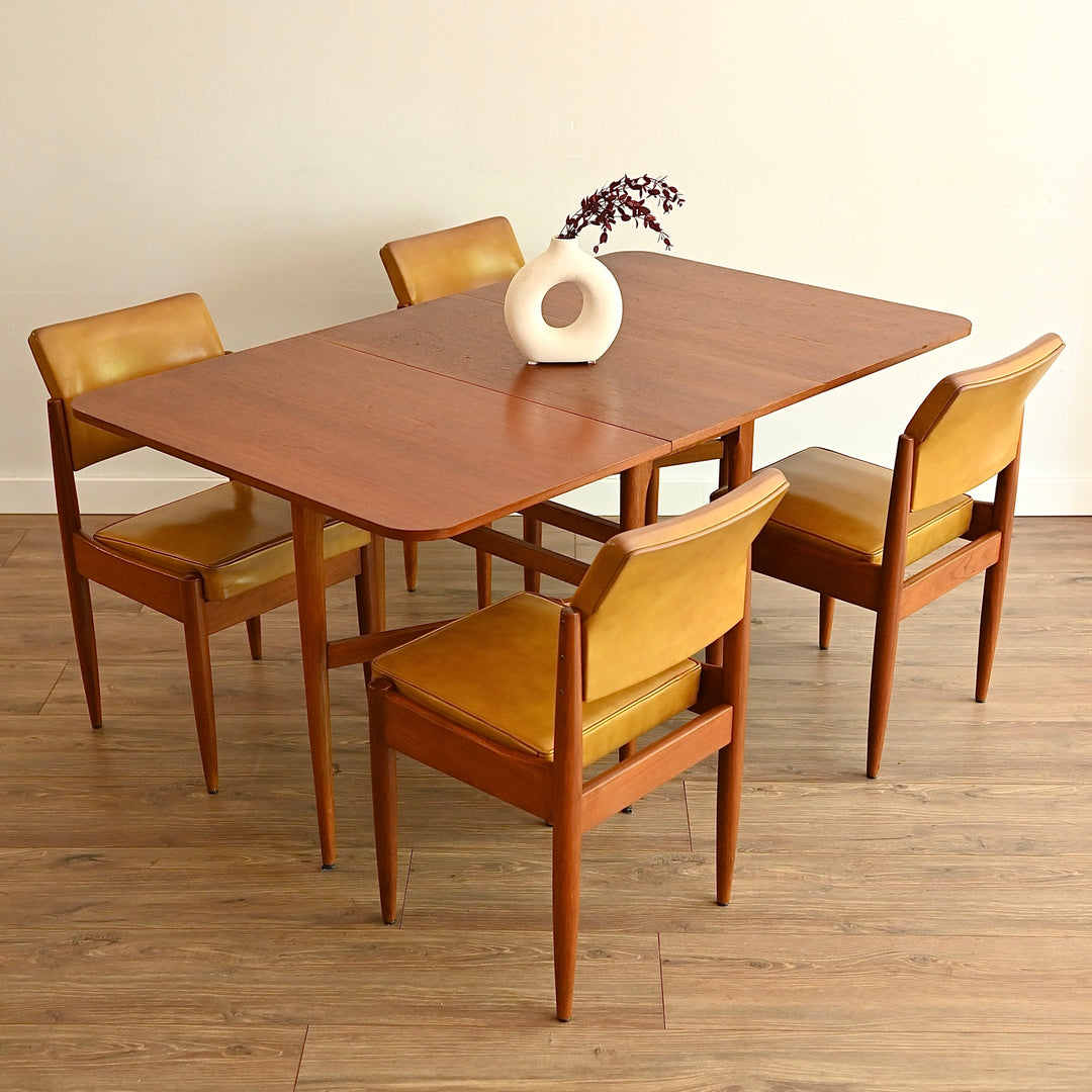Mid Century Dropleaf Dining Table by Parker – retro bay