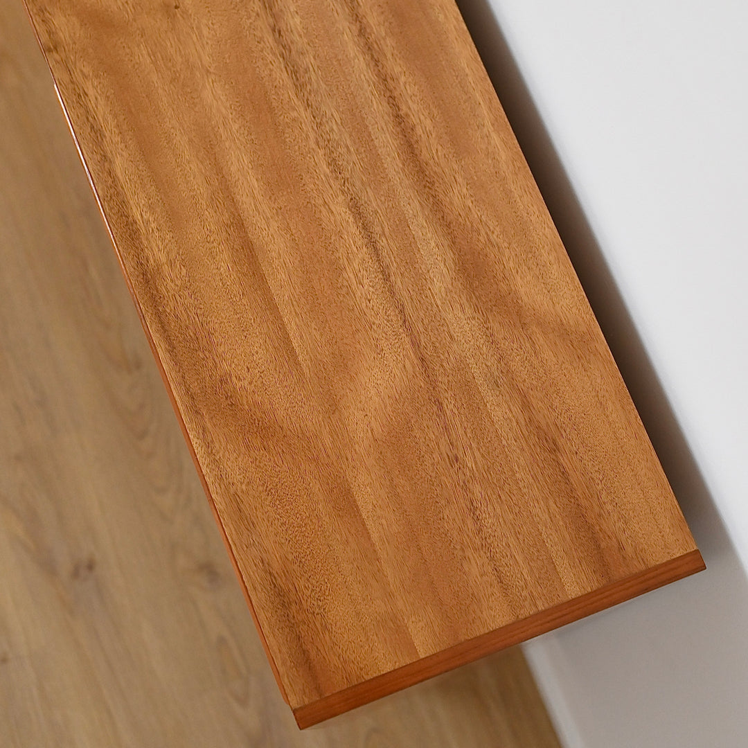 Mid Century Teak Sideboard Display Cabinet by Parker