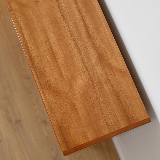 Mid Century Teak Sideboard Display Cabinet by Parker